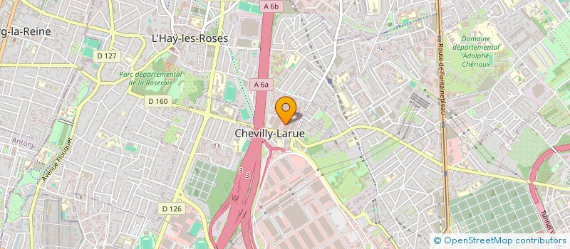 localisation de l'entreprise CSC  L'HAY-LES-ROSES