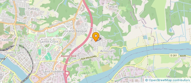 localisation de l'entreprise CSC à BAYONNE