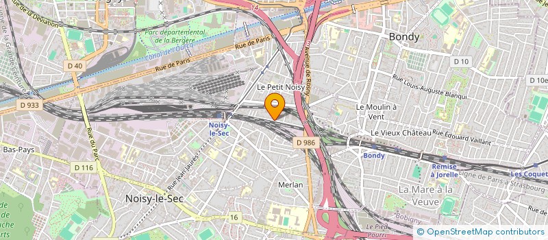 localisation de l'entreprise CSC à NOISY-LE-SEC