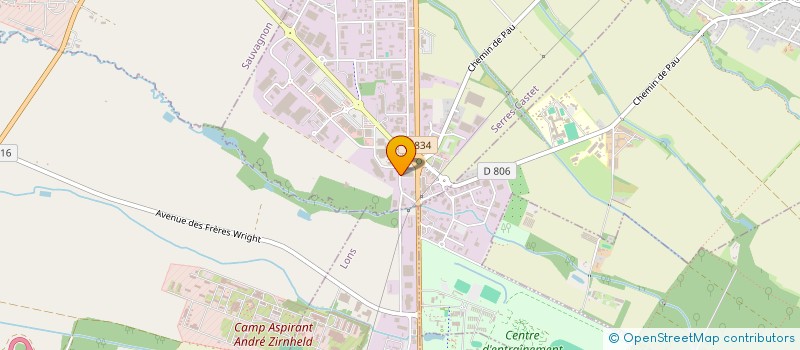 localisation de l'entreprise CSC à SERRES-CASTET