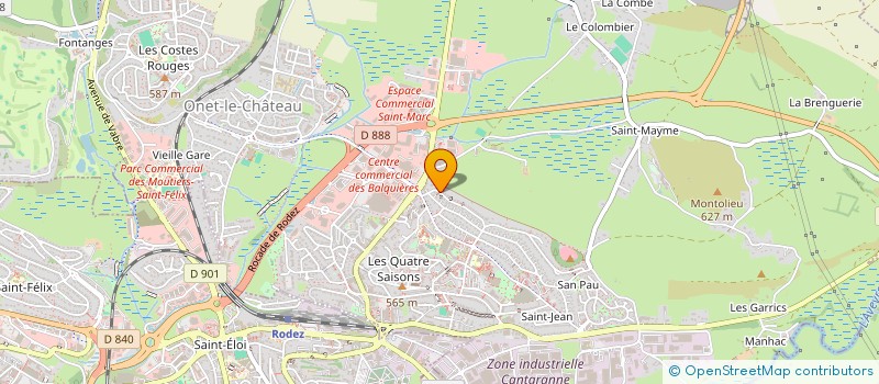 localisation de l'entreprise CSC  ONET-LE-CHATEAU