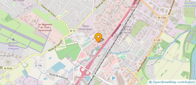 localisation de l'entreprise CSC CENTRE SANITAIRE CARRELAGE à TOULOUSE
