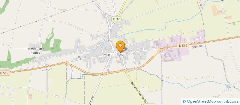 localisation de l'entreprise CSC CENTRE SERVICES CYCLES  MARCILLOLES