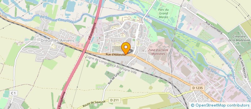 localisation de l'entreprise CSC CONFORT à AMIENS
