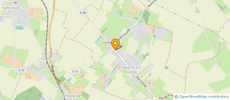 localisation de l'entreprise CSC IMMO  CRIQUETOT-SUR-OUVILLE