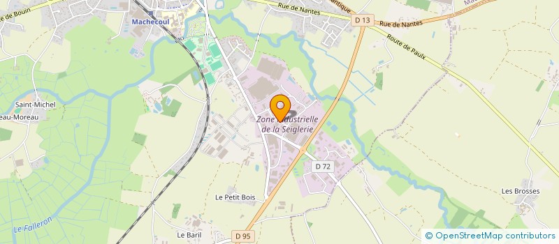 localisation de l'entreprise CSC INDUSTRIES à MACHECOUL-SAINT-MEME