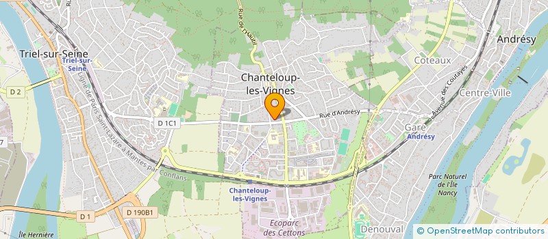 localisation de l'entreprise CSC-JM  CHANTELOUP-LES-VIGNES