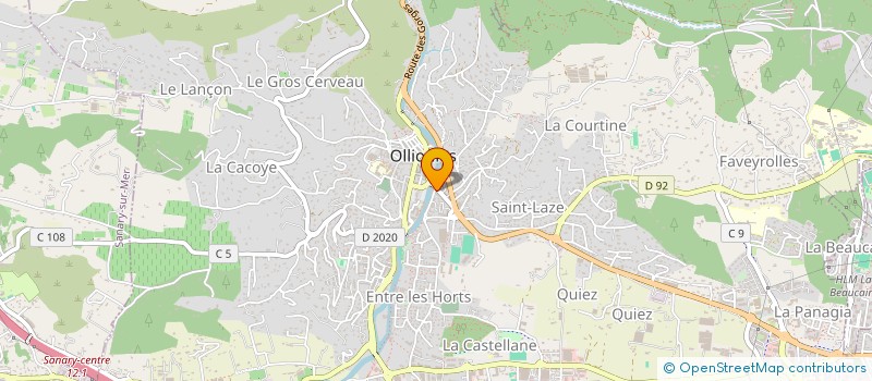 localisation de l'entreprise CSC LA SUITE à OLLIOULES