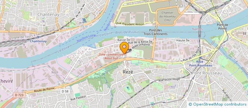 localisation de l'entreprise CSC LOIRE ET SEIL à REZE