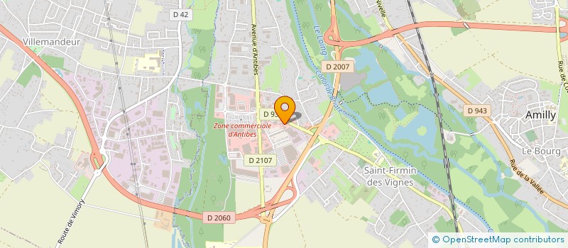 localisation de l'entreprise CSC MONTARGIS à AMILLY