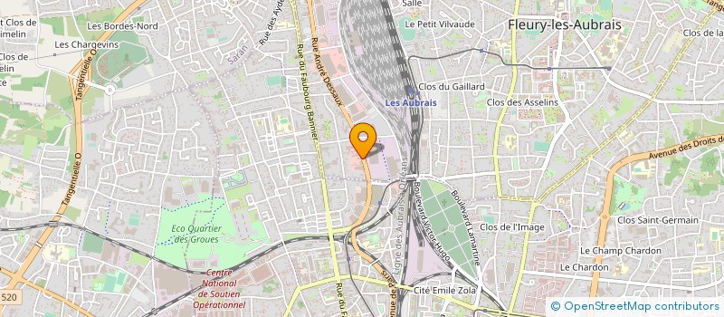 localisation de l'entreprise CSC PESAGE NORD à FLEURY-LES-AUBRAIS