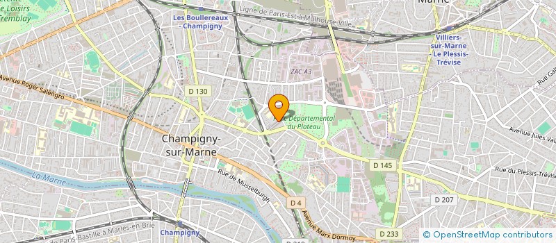 localisation de l'entreprise CSC TRANSPORT à CHAMPIGNY-SUR-MARNE