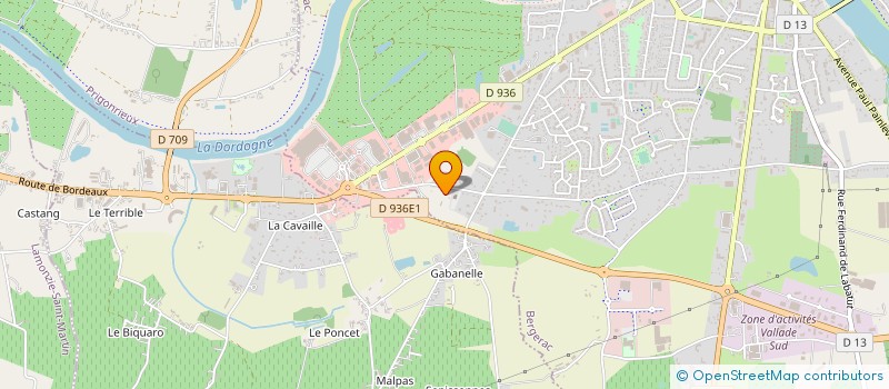 localisation de l'entreprise CSCA LA CAVAILLE à BERGERAC
