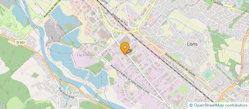 localisation de l'entreprise CSCA MAROTTE ET FILS CENTRE SECURITE CONTROLE AUTOMOBILE à LONS