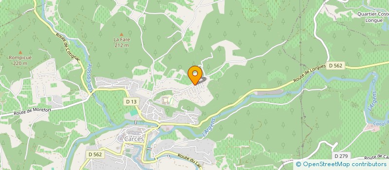 localisation de l'entreprise CSCAUVIN  CARCES