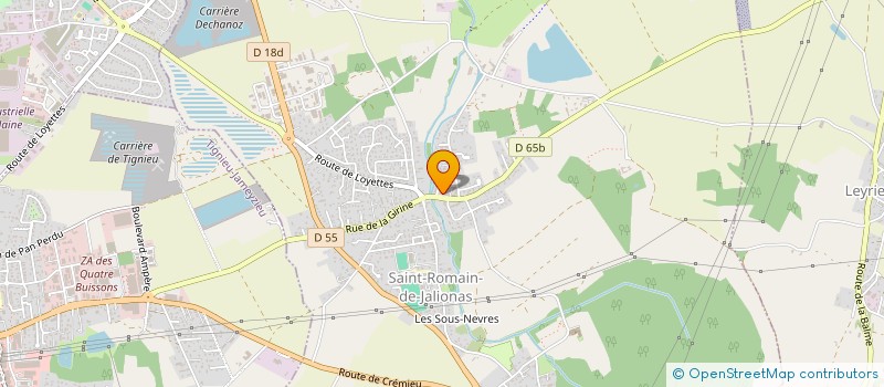 localisation de l'entreprise CSCG  SAINT-ROMAIN-DE-JALIONAS