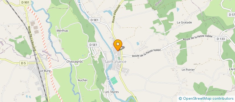 localisation de l'entreprise CSCH à SAINT-VIANCE