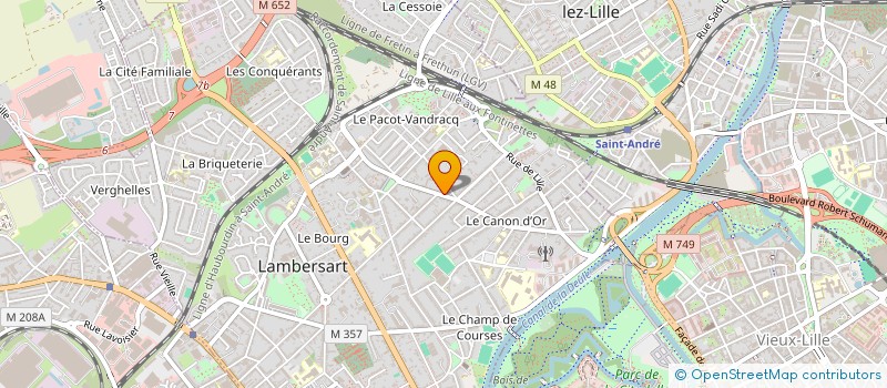 localisation de l'entreprise CSCH à LA MADELEINE