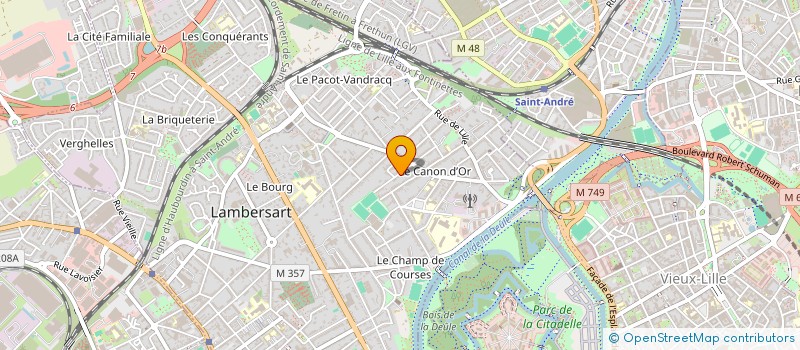 localisation de l'entreprise CSCM à LAMBERSART