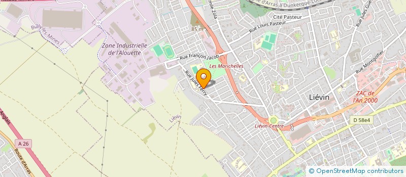 localisation de l'entreprise CSCP  LIEVIN