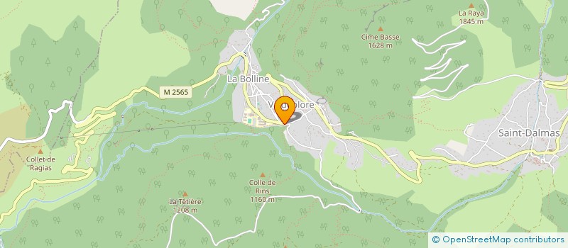 localisation de l'entreprise CSCS  VALDEBLORE