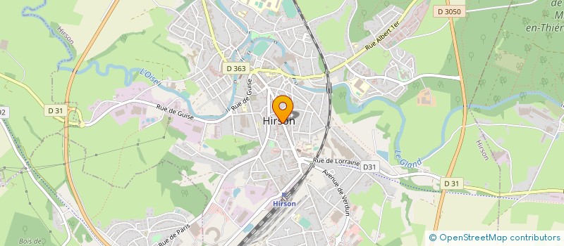 localisation de l'entreprise CSCVH SECTION JUDO à HIRSON