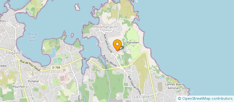 localisation de l'entreprise CSD  PERROS-GUIREC