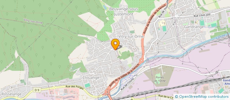 localisation de l'entreprise CSD  CLOUANGE