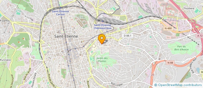 localisation de l'entreprise CSD  SAINT-ETIENNE