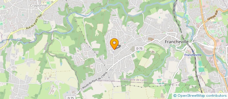 localisation de l'entreprise CSD  FRANCHEVILLE