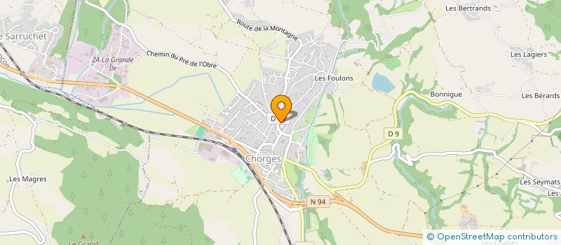 localisation de l'entreprise CSD CONNECT  CHORGES