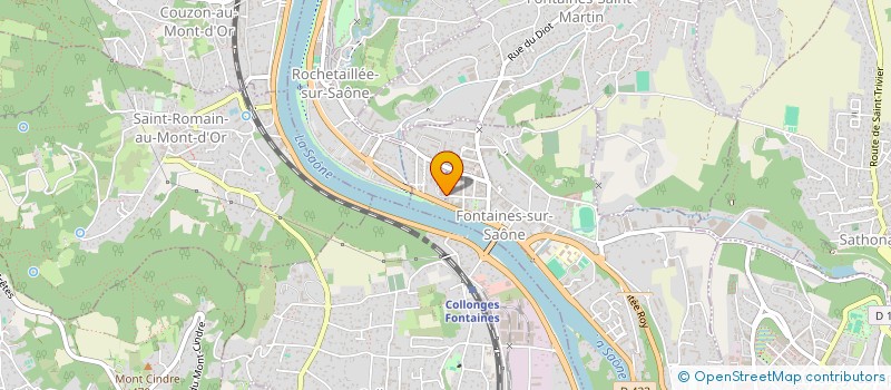 localisation de l'entreprise CSD INSTALLATIONS  FONTAINES-SUR-SAONE