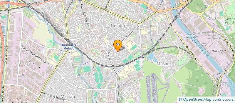localisation de l'entreprise CSDEST à STRASBOURG