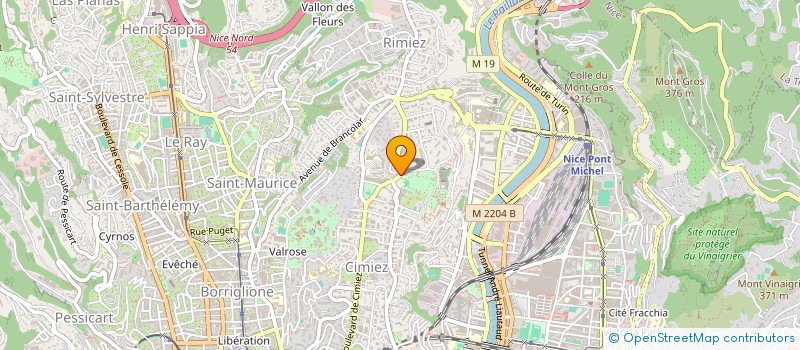 localisation de l'entreprise CSDI-CONSEILS ET SERVICES - DROIT ET IMMOBILIER à NICE