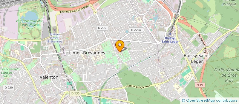 localisation de l'entreprise CSDR  LIMEIL-BREVANNES
