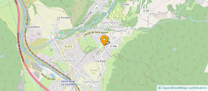 localisation de l'entreprise CSDS IMMO  SAINT-MARTIN-SUR-LA-CHAMBRE