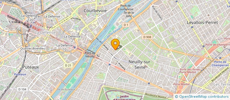 localisation de l'entreprise CSDT GROUPE à NEUILLY-SUR-SEINE