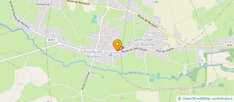 localisation de l'entreprise CSE  POUILLY-LES-NONAINS