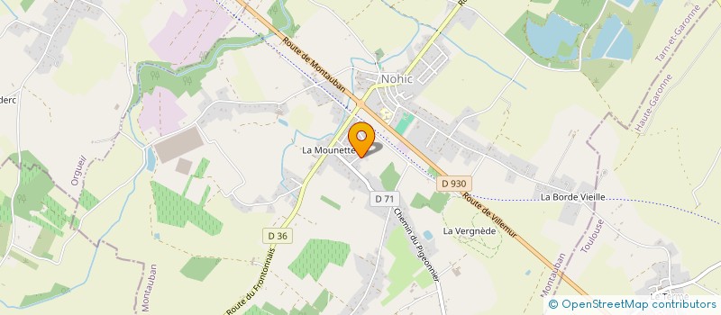 localisation de l'entreprise CSE  NOHIC