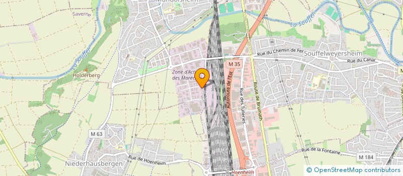 localisation de l'entreprise CSE  MUNDOLSHEIM