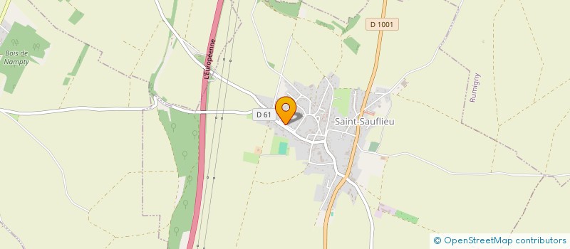 localisation de l'entreprise CSE  SAINT-SAUFLIEU