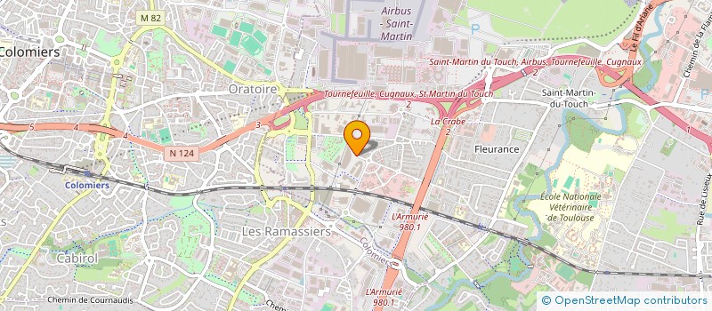 localisation de l'entreprise CSE ACTEMIUM MAINTENANCE TOULOUSE à TOULOUSE
