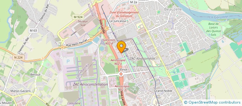 localisation de l'entreprise CSE ADECCO SUD  BLAGNAC