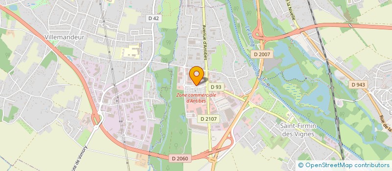 localisation de l'entreprise CSE ADIS LECLERC à AMILLY