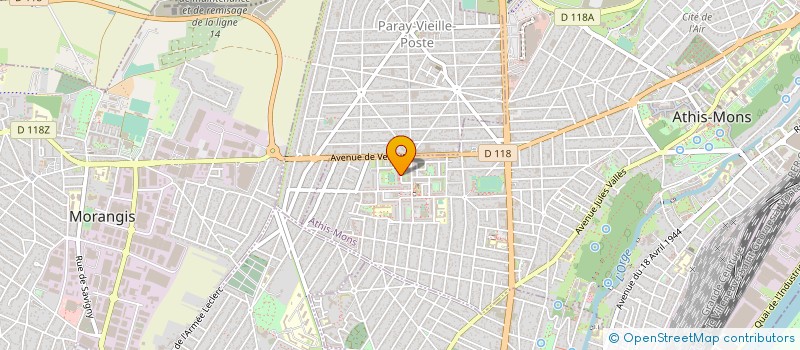 localisation de l'entreprise CSE ADP INGENIERIE à ATHIS MONS