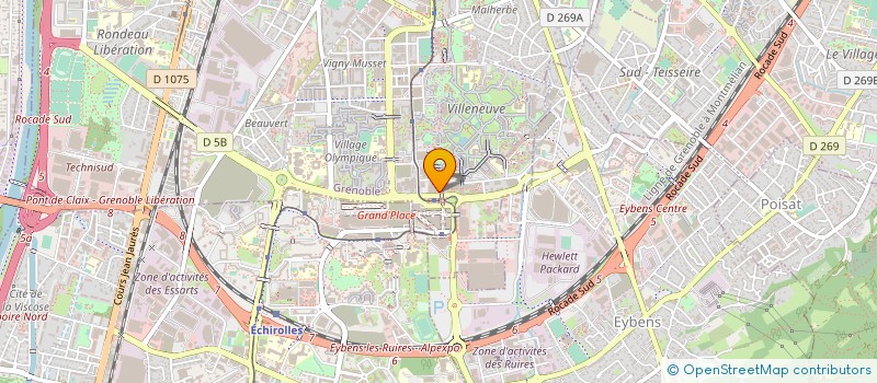 localisation de l'entreprise CSE AFIPH A DOM  GRENOBLE