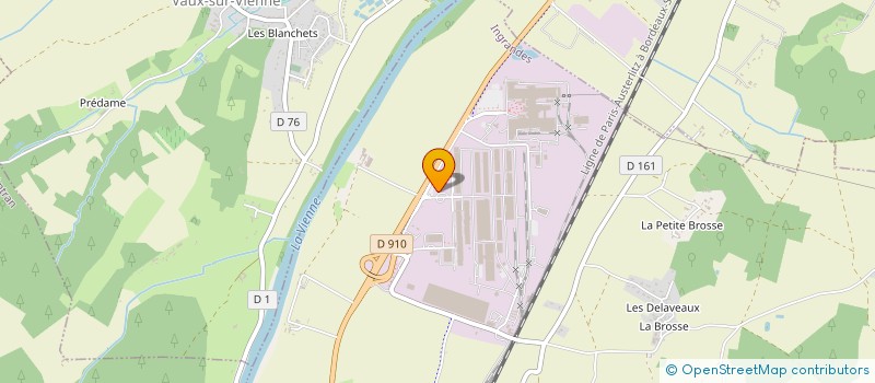 localisation de l'entreprise CSE AIGLE à INGRANDES