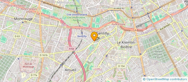 localisation de l'entreprise CSE AIR LIQUIDE SANTE FRANCE  GENTILLY