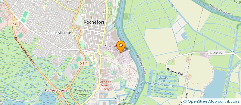 localisation de l'entreprise CSE AIRBUS ATLANTIC  ROCHEFORT