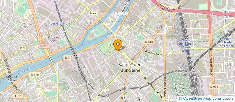 localisation de l'entreprise CSE ALSTOM TRANSPORT SA ETABLISSEMENT OMEGAT à SAINT-OUEN-SUR-SEINE